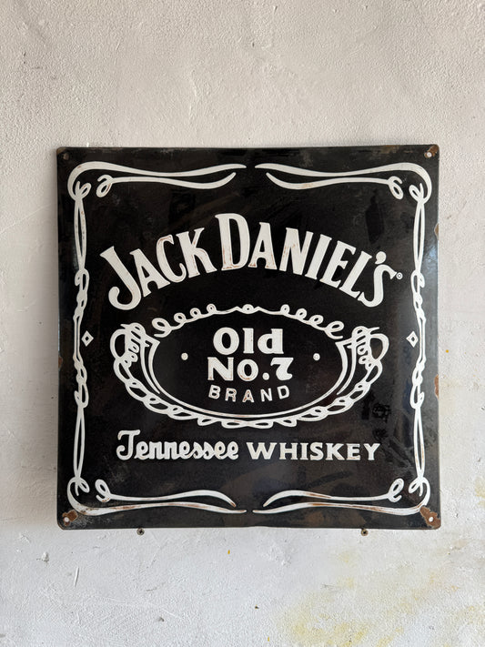 Vintage Jack Daniel’s Tennessee Whiskey Enamel Sign