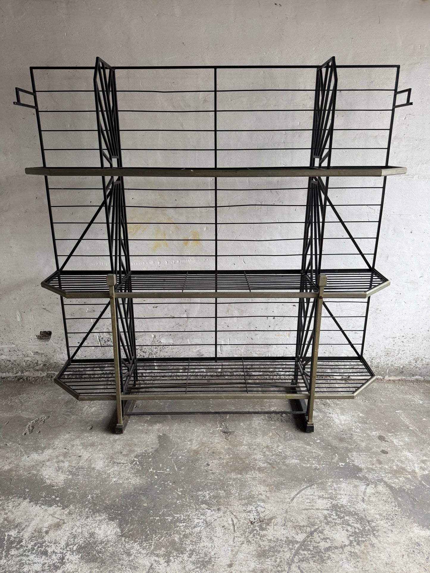 Large Industrial Steel Baker’s Rack – Display or Storage Unit