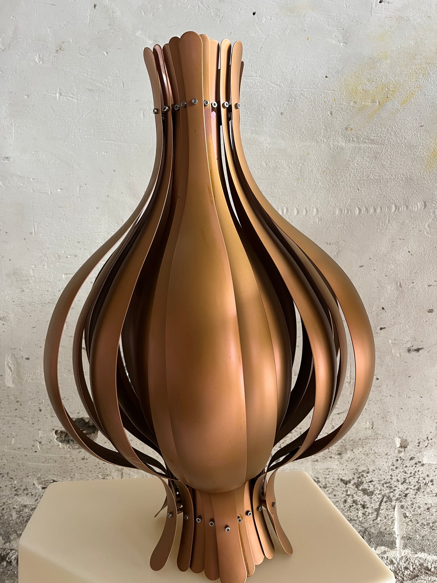 Set of 3 Verner Panton Onion Pendant Lamps