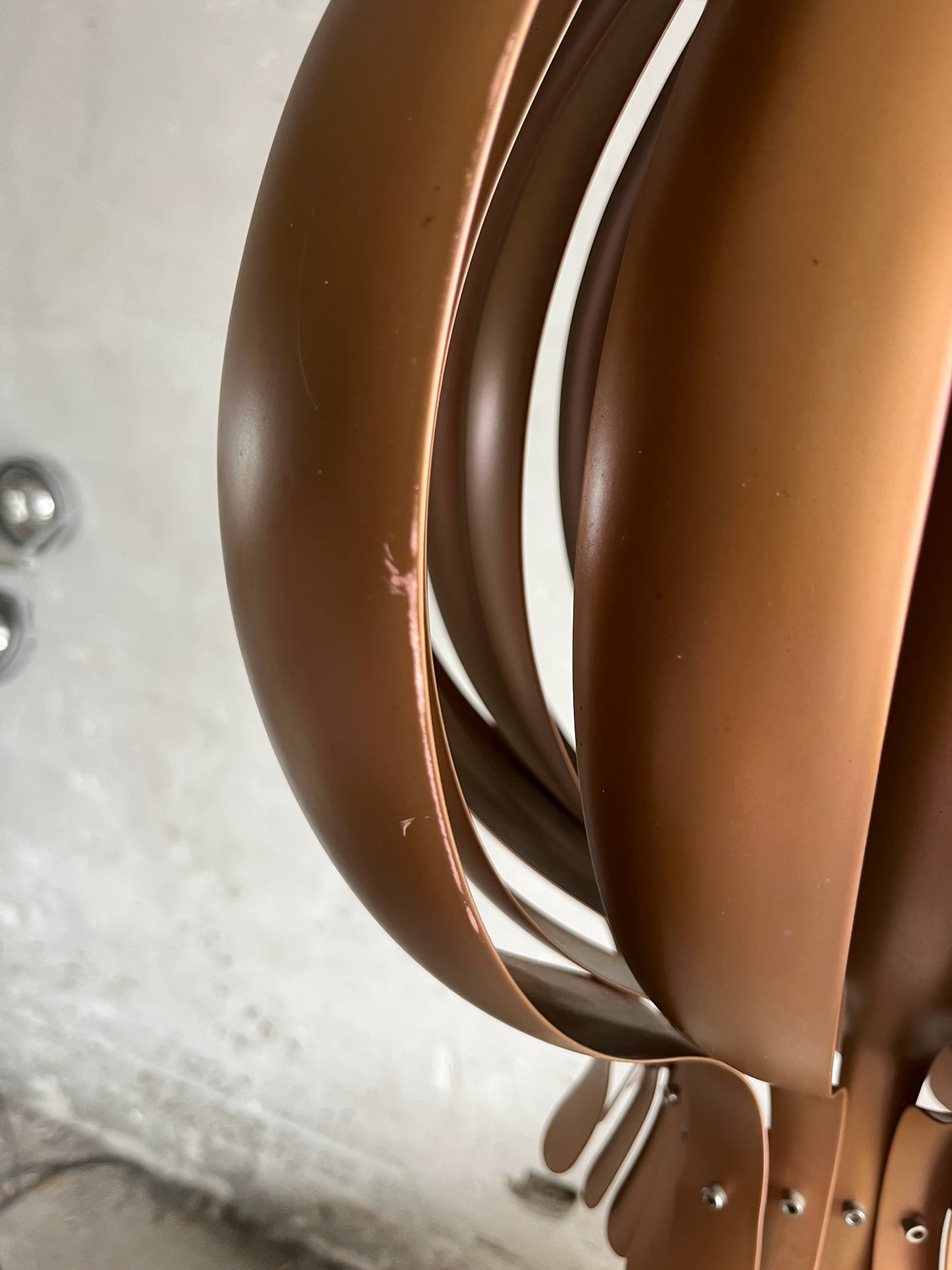 Set of 3 Verner Panton Onion Pendant Lamps
