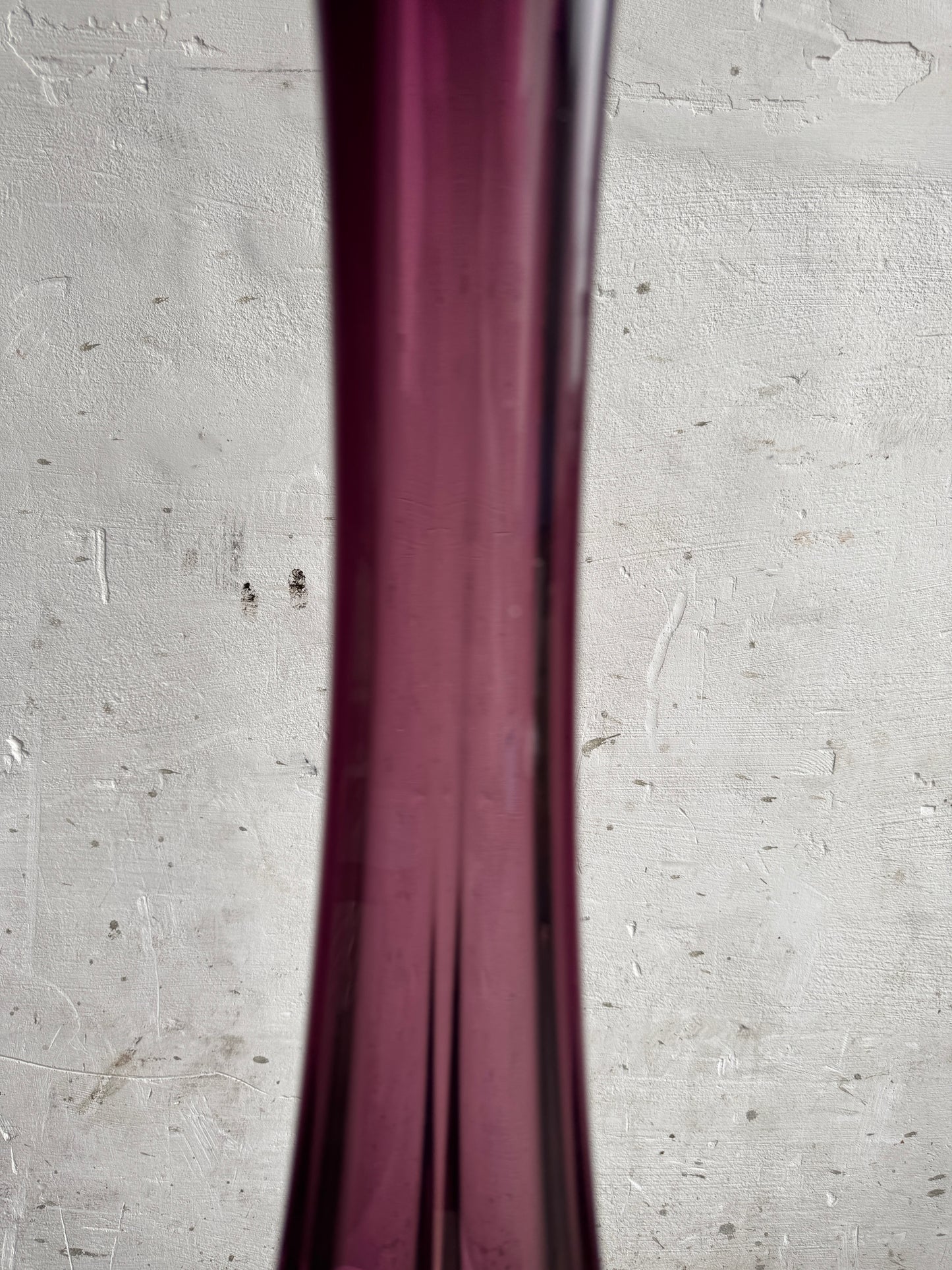 Pair of Tall Amethyst Art Glass Vases – XL Decorative Set