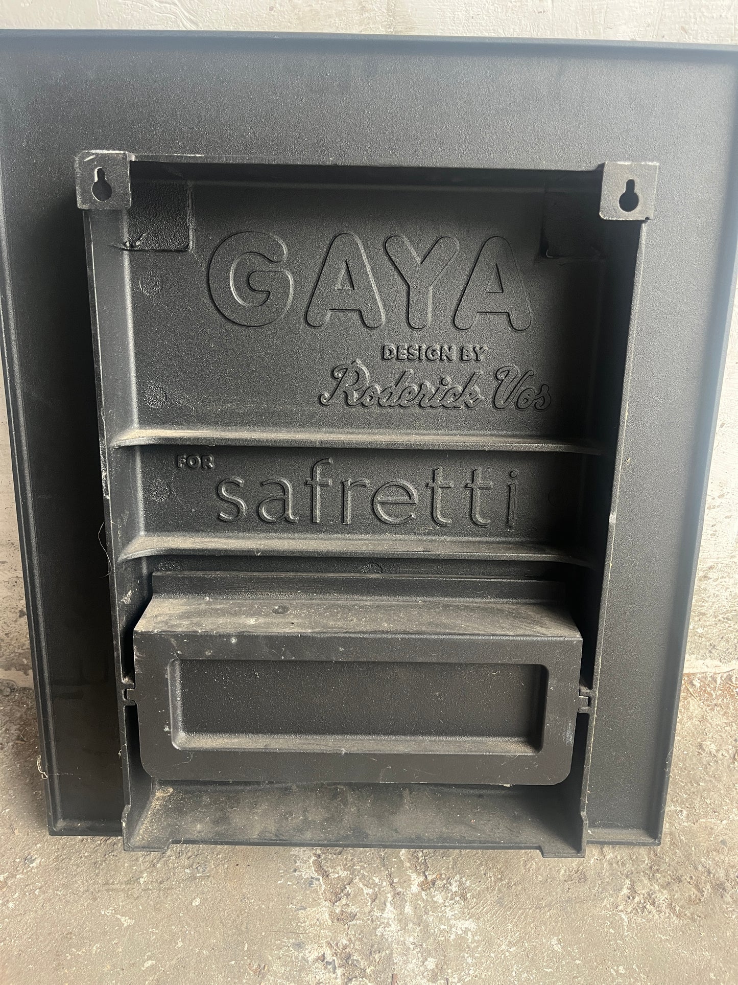 GAYA Wall-Mounted Fireplace by Roderick Vos for Safretti, 1995