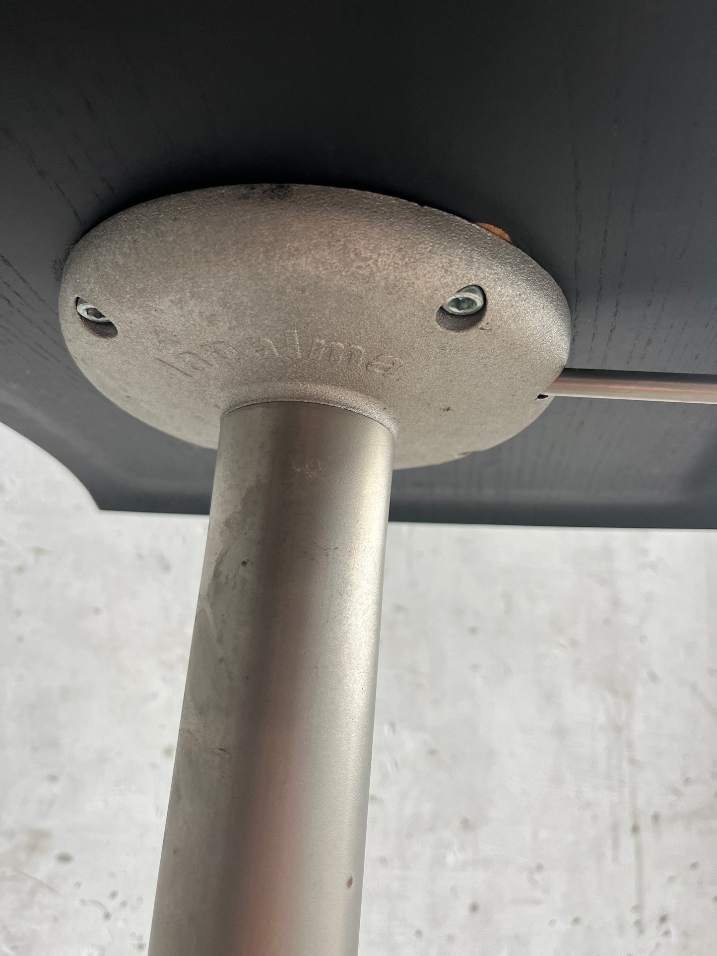 La Palma Adjustable Bar Stool – Black Leather