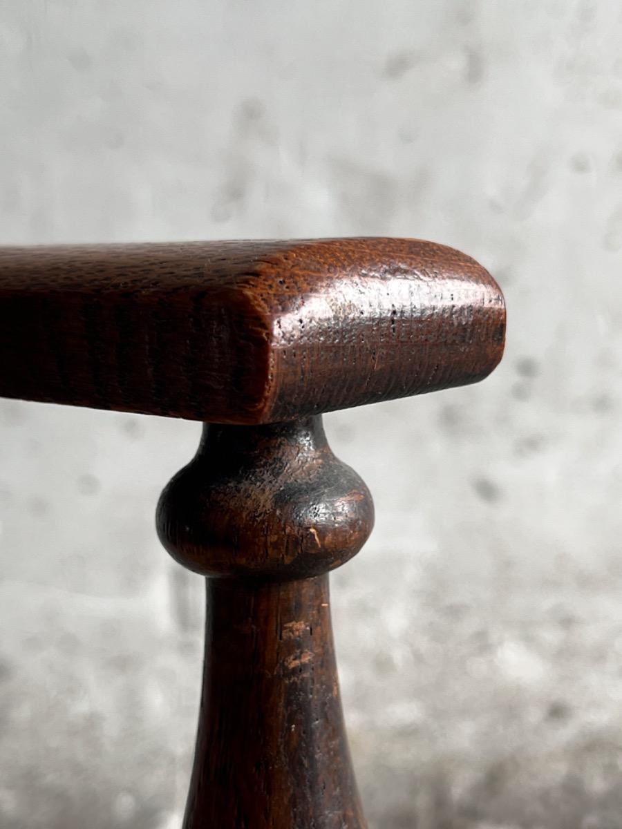 Vintage Arts and Crafts chair with rush seat
