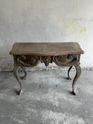 Neo classical antique  sculpted console table 