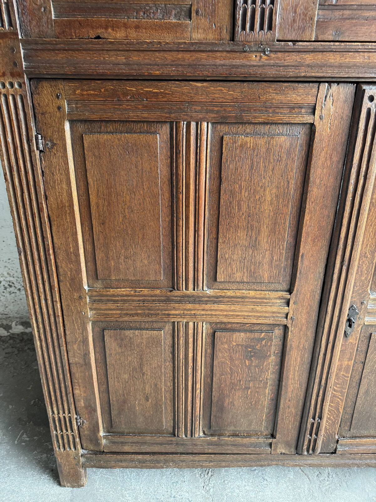 Antique Carved Wood Cabinet