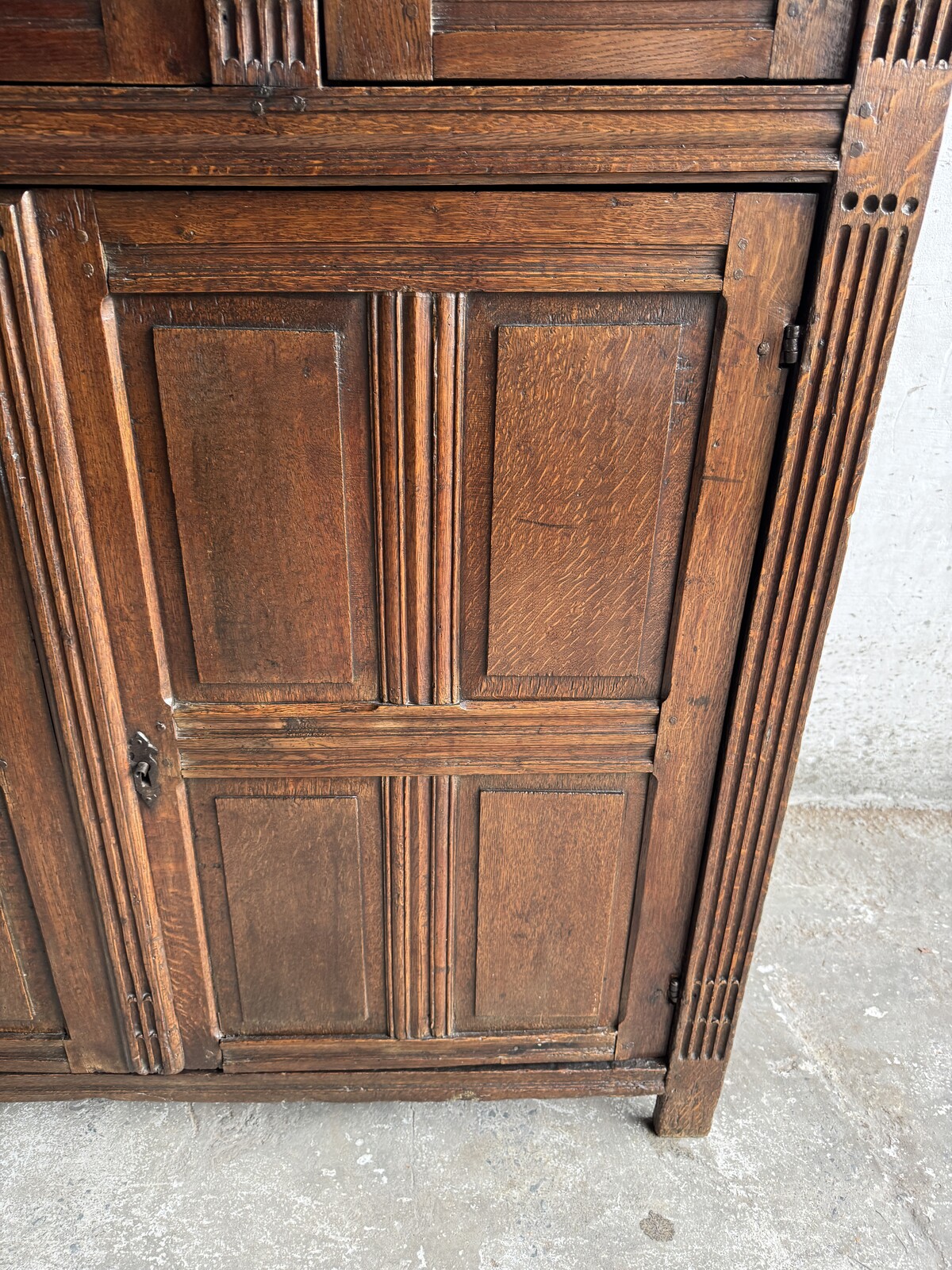 Antique Carved Wood Cabinet