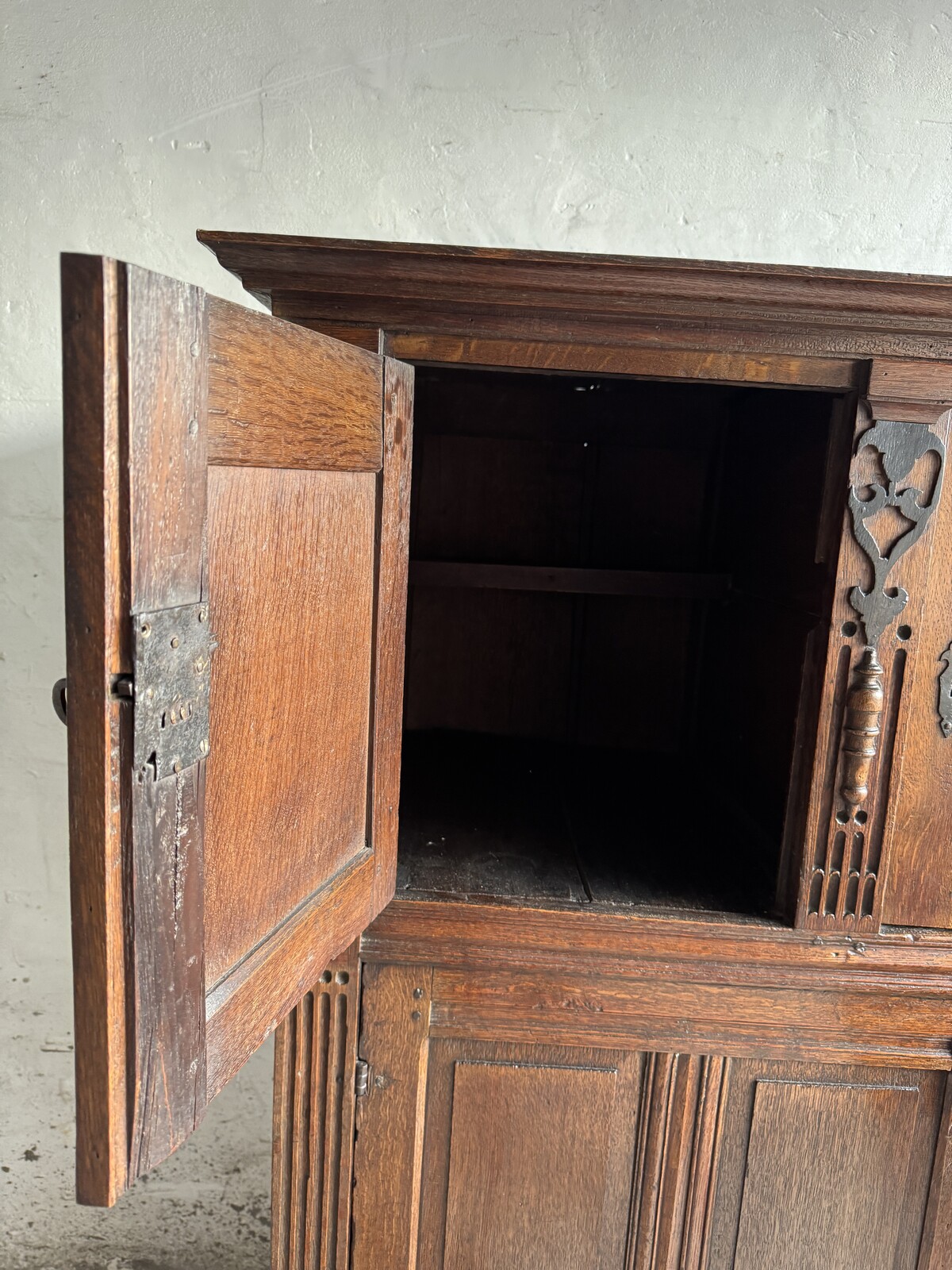 Antique Carved Wood Cabinet