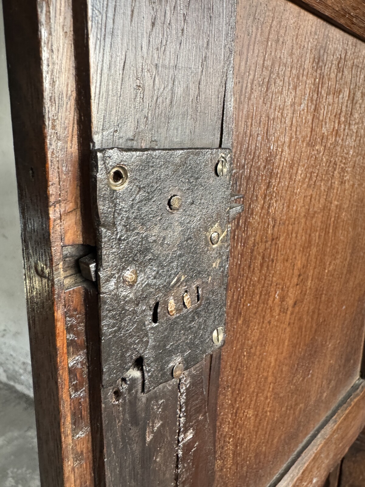 Antique Carved Wood Cabinet