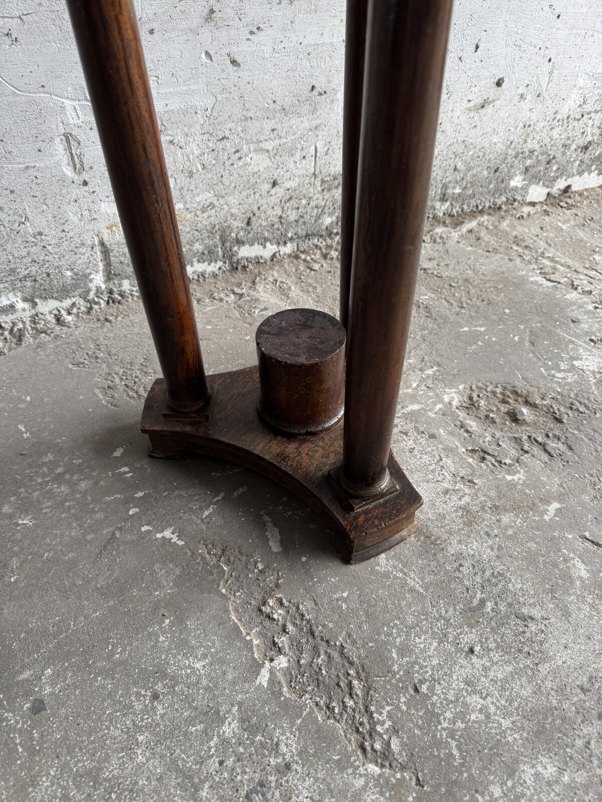 Antique Marble Top Pedestal Table