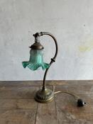 Art deco table messing lamp 