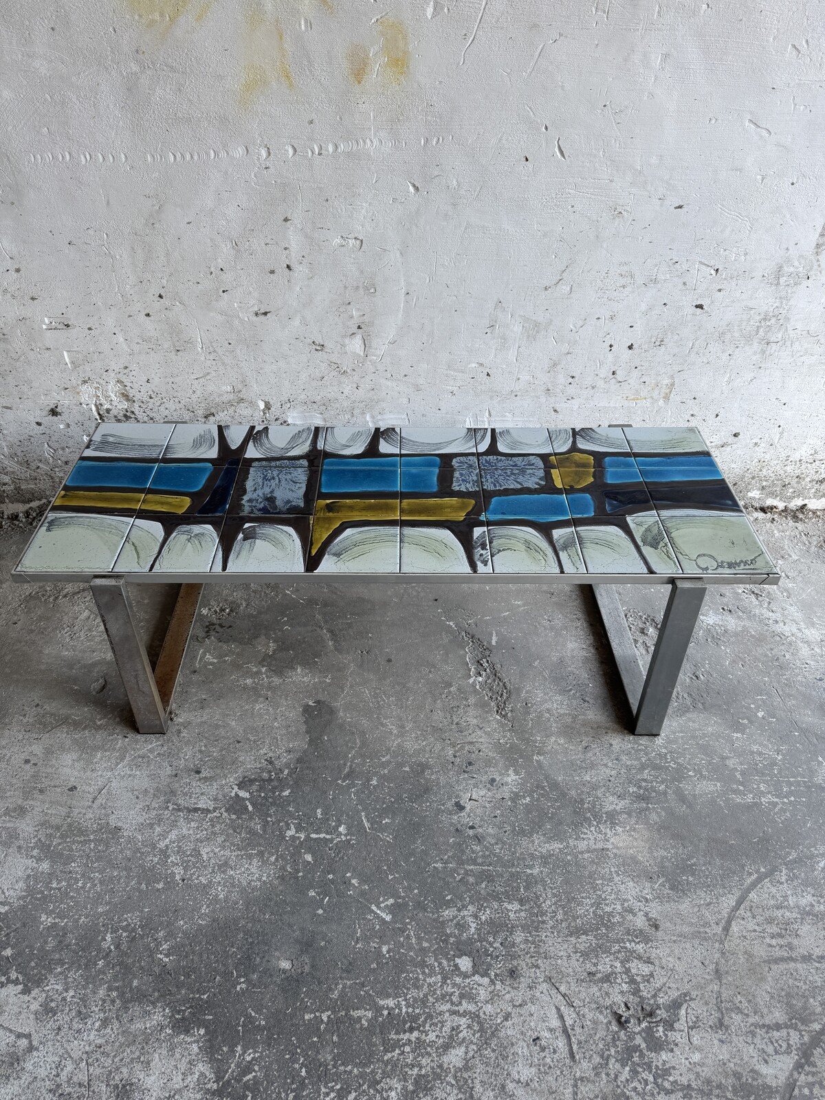 Ceramic and metal coffee table by Belarti/Denisco