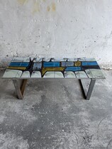 Ceramic and metal coffee table by Belarti/Denisco