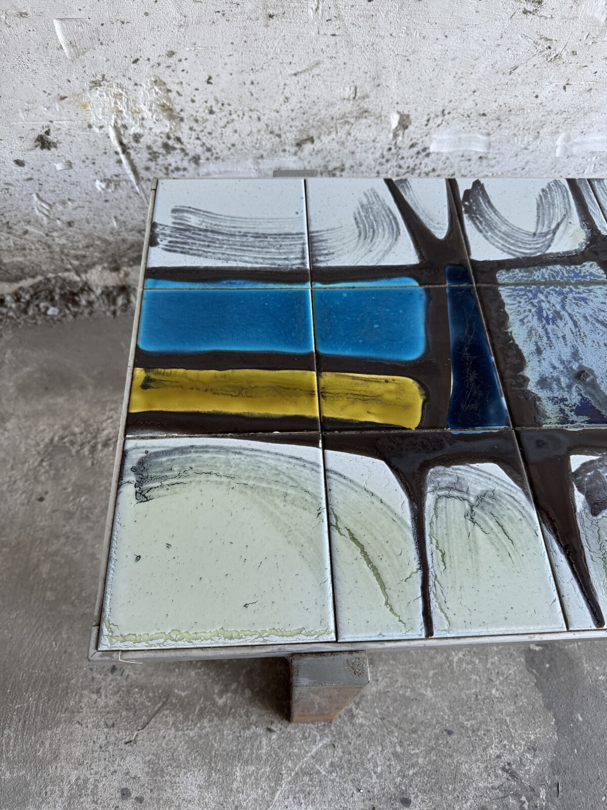 Ceramic and metal coffee table by Belarti/Denisco