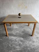 Danish dining table in wood with with  grey top , Magnus OLESEN - 1970s