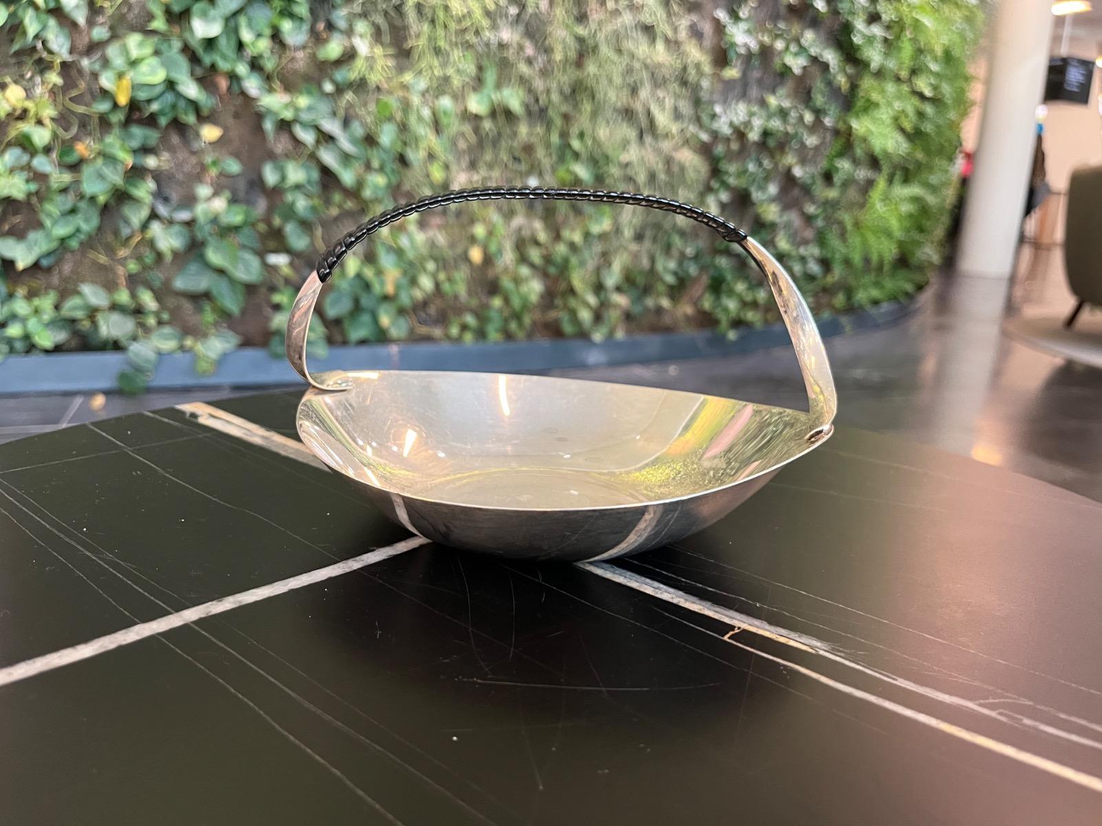 Danish silver plated dish  from Chr. Jensen, 1960s 