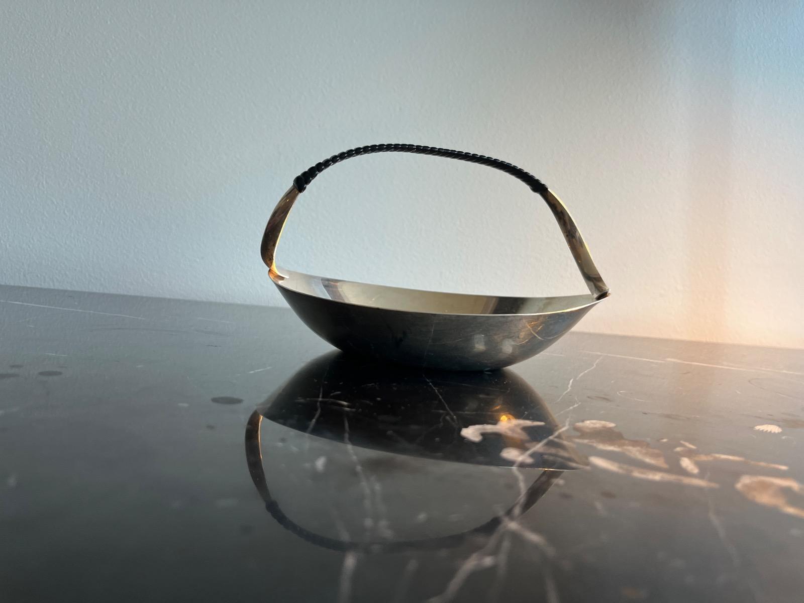 Danish silver plated dish  from Chr. Jensen, 1960s 