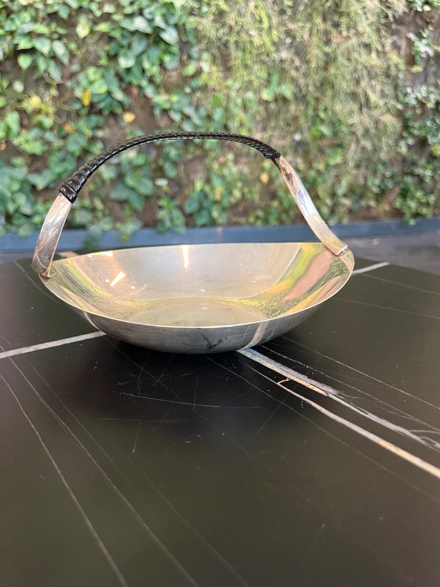 Danish silver plated dish  from Chr. Jensen, 1960s 