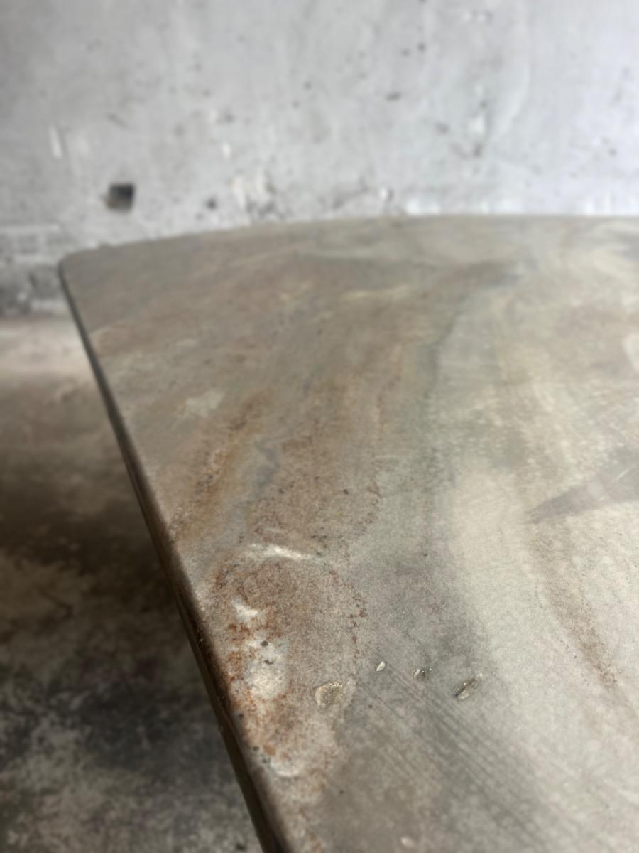 Granite triangle 80s coffee table