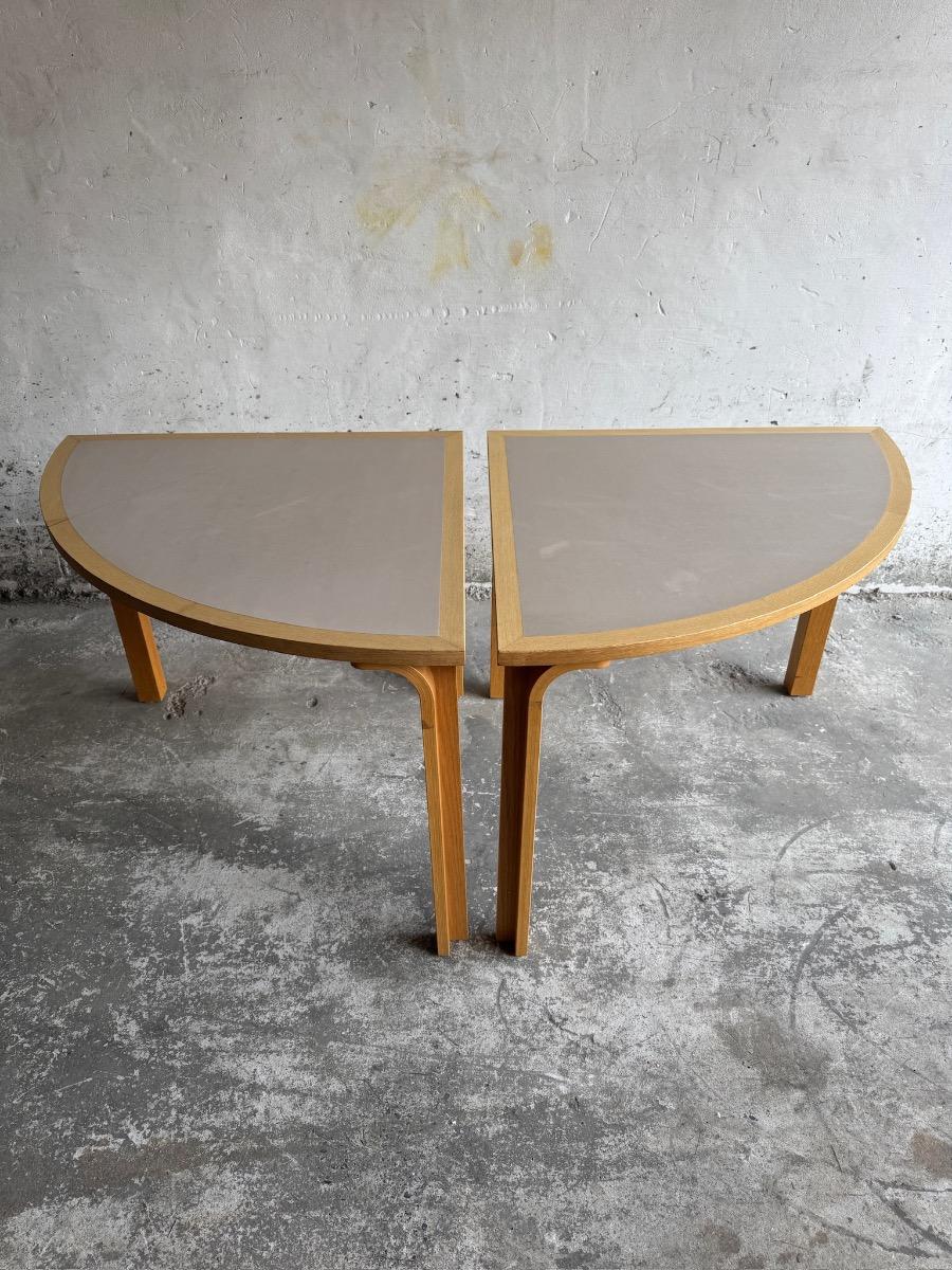 Half Dining Table - Magnus Olesen (Light Grey) 판매가 회원공개 Bent Beechwood Dining Table Magnus Olesen / Denmark Rud Thygesen & Johnny Sorensen  1970s ~ 