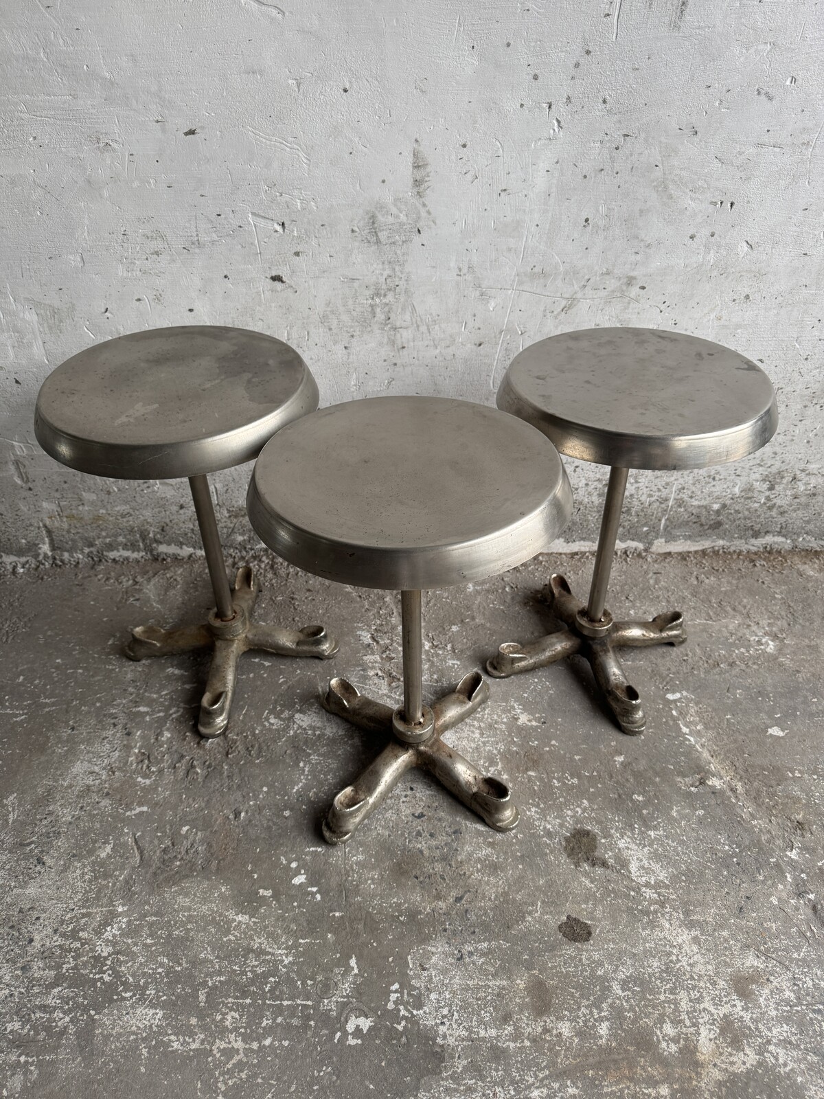 Industrial-Style Metal Side Table