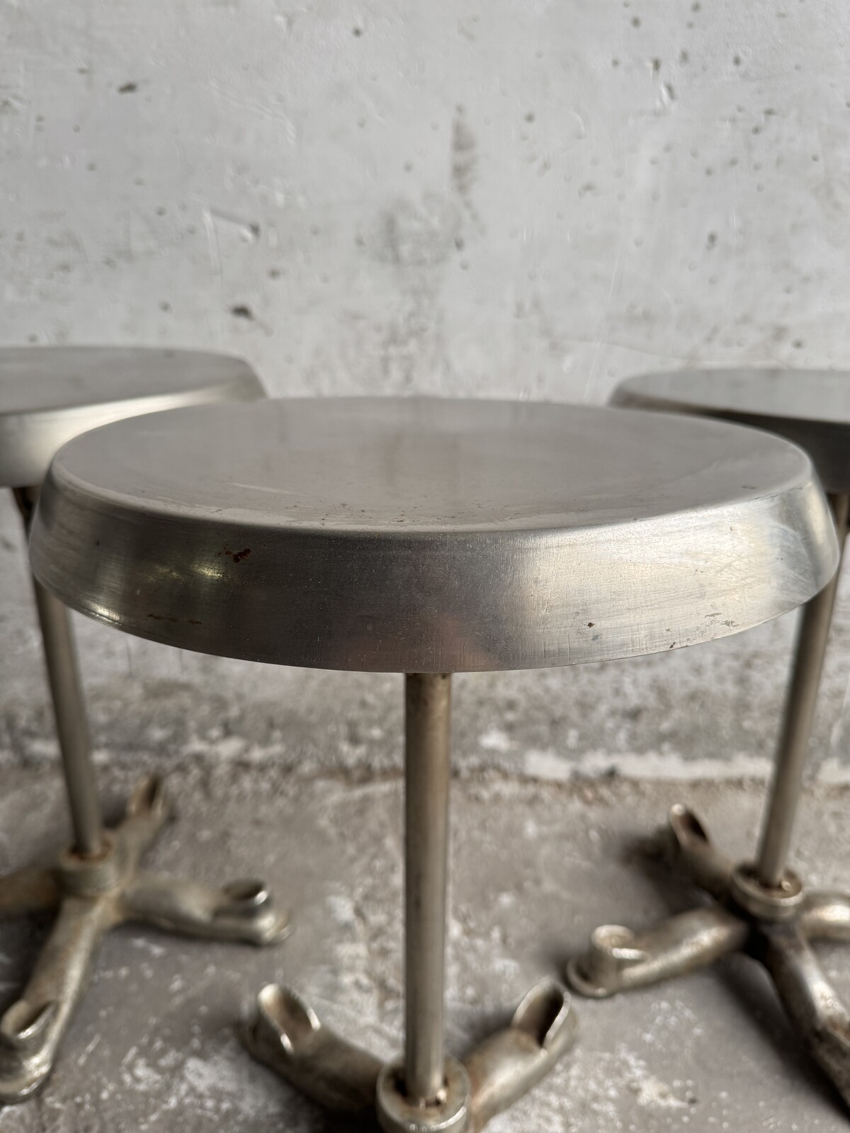 Industrial-Style Metal Side Table