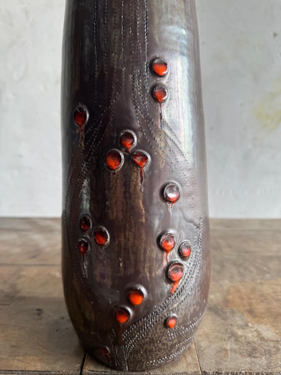 Large mid century ceramic vase