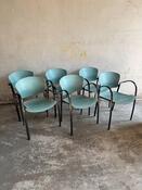 Memphis ,black&seablue, seating chairs