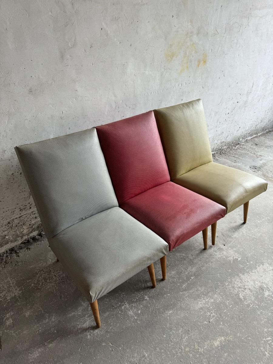 Mid century club chairs