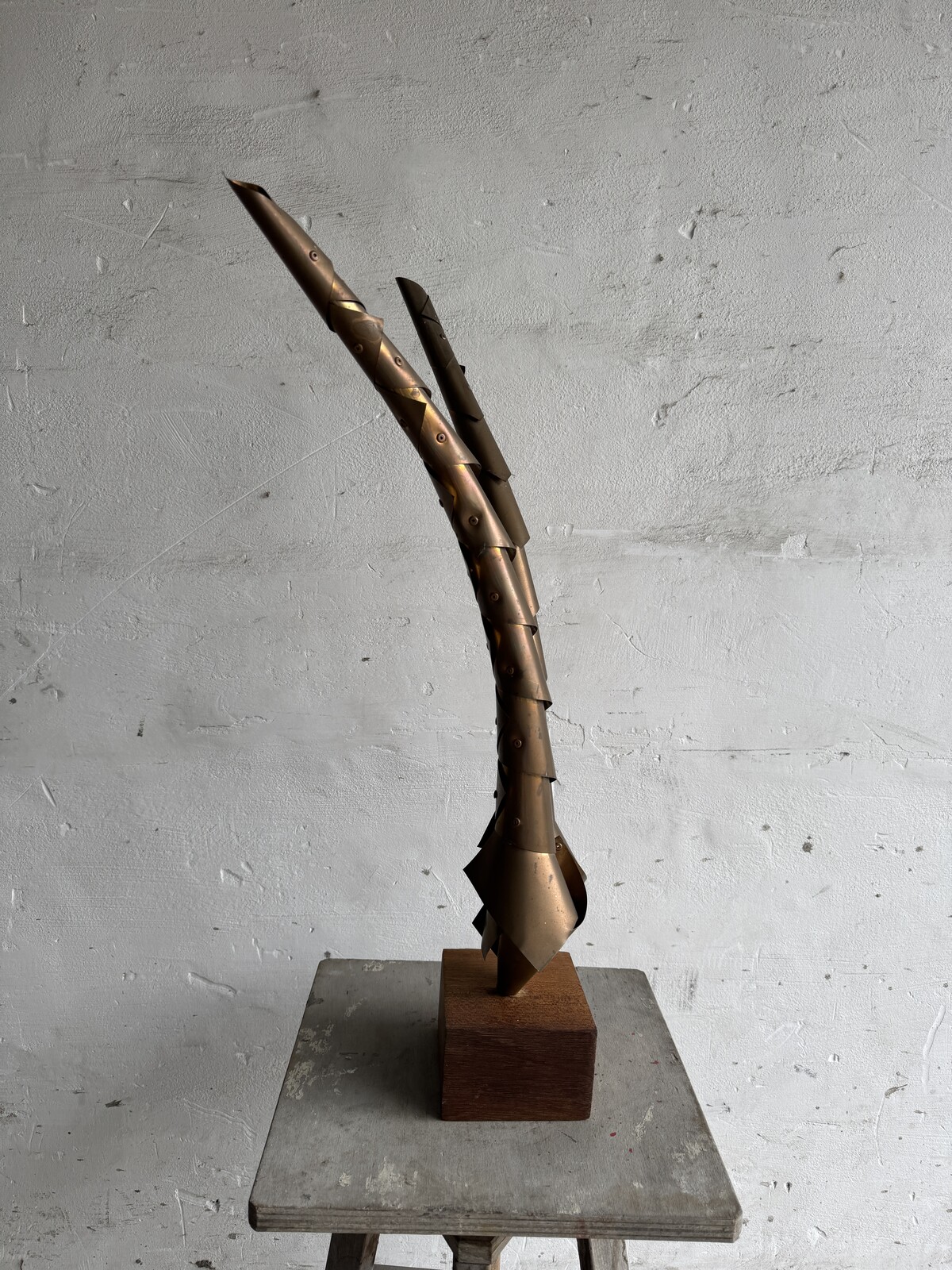 Sculptural horns art piece