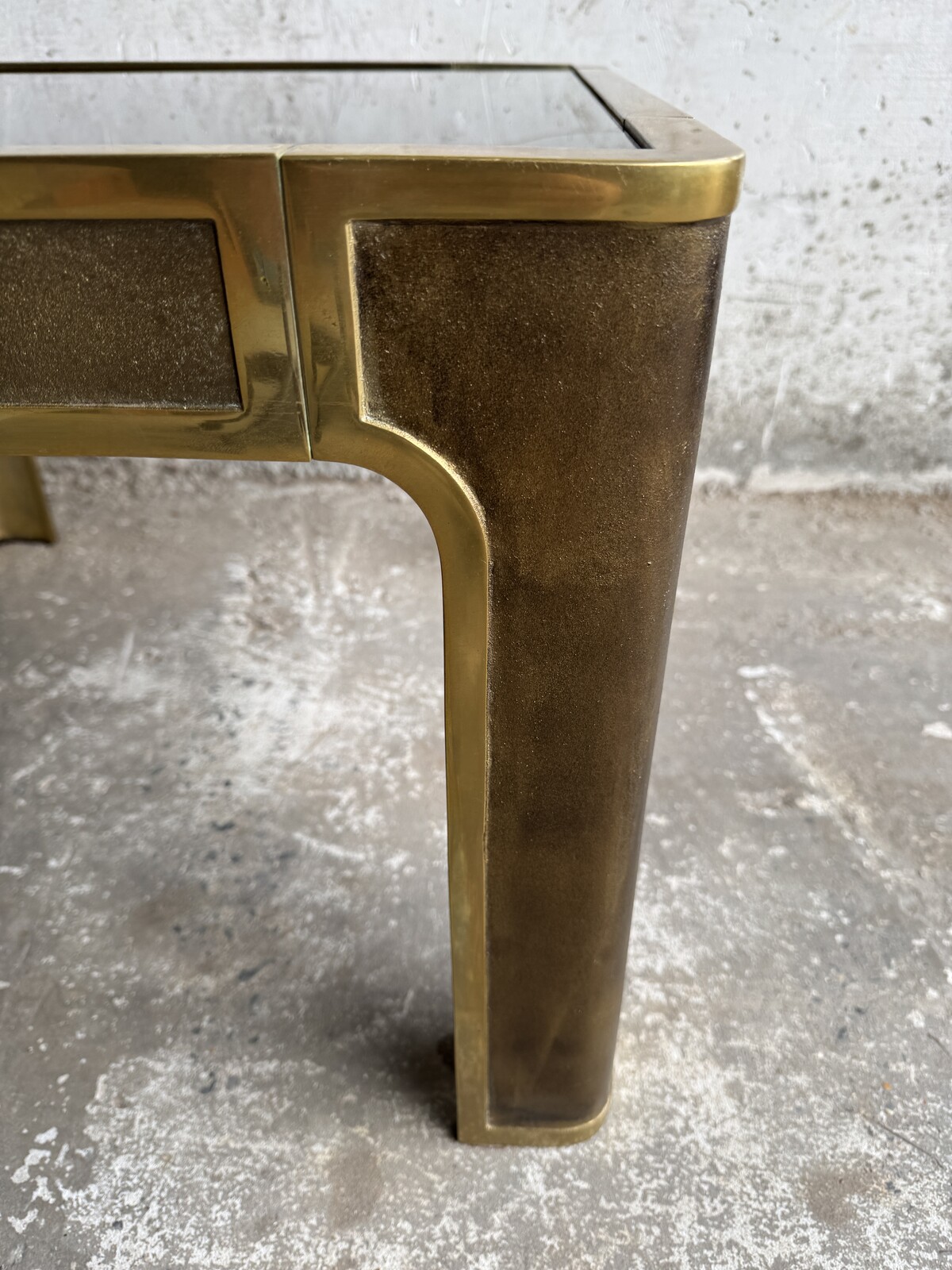 Solid Bronze Side Tables by Peter Van Heeck, Belgium, 1970s