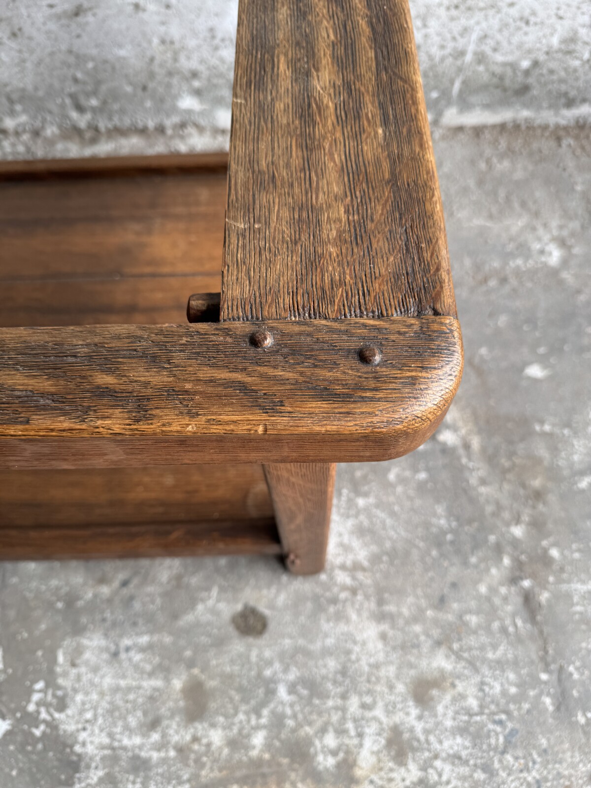 Stone and Wood Coffee Table