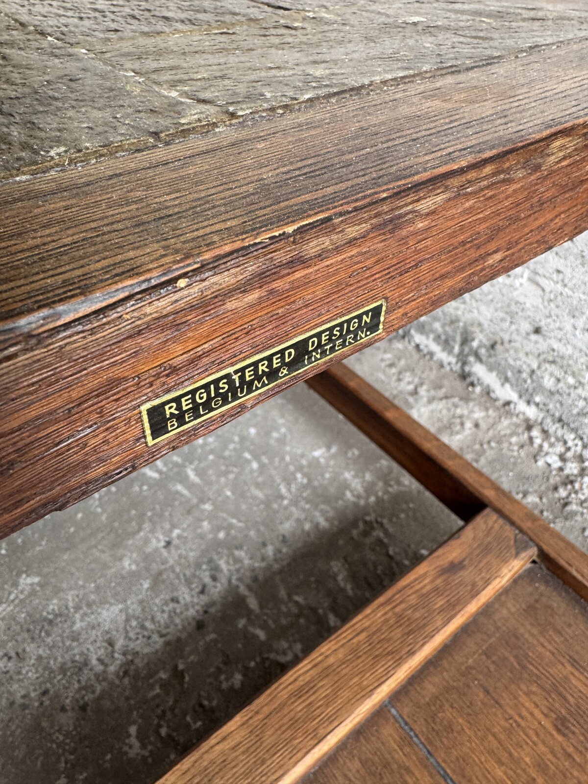 Stone and Wood Coffee Table