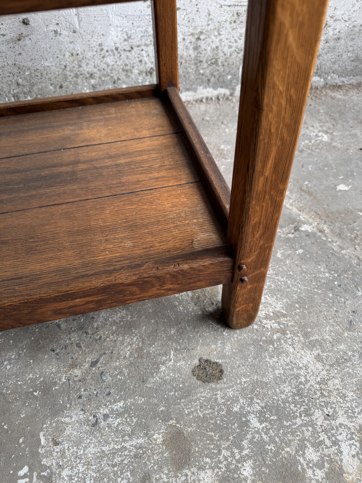 Stone and Wood Coffee Table