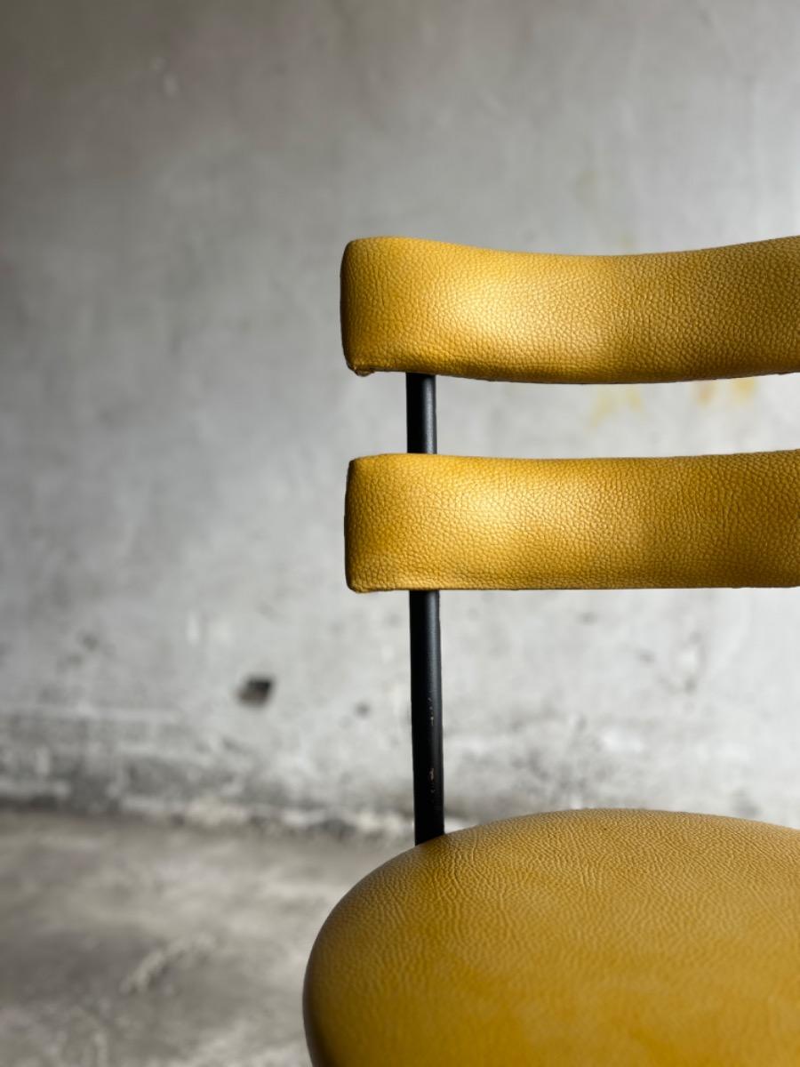 Two mid century barstools