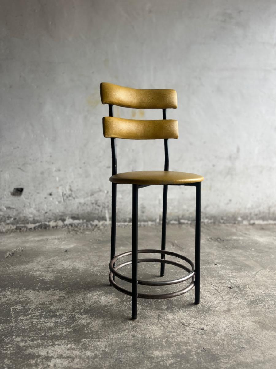 Two mid century barstools