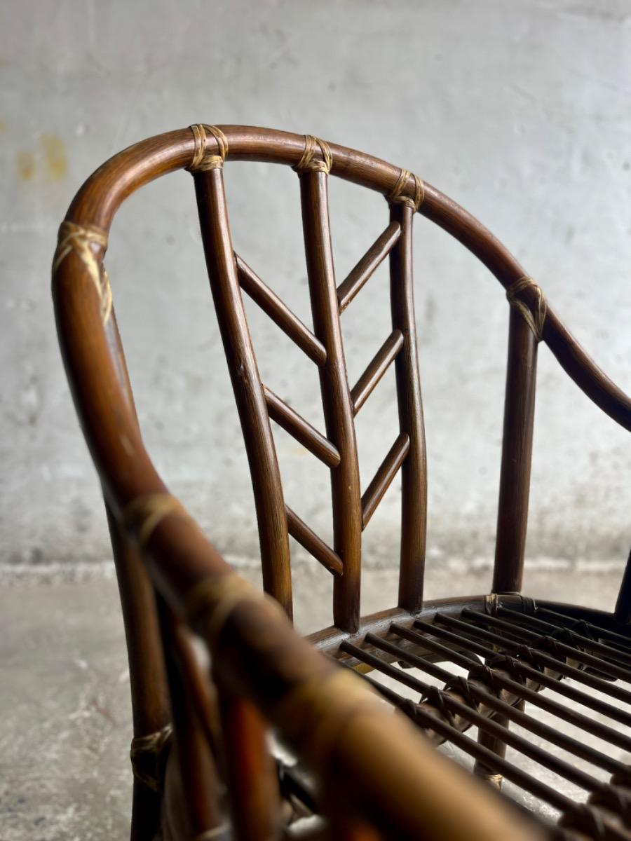 Vintage Rattan Armchairs(6pcs) from McGurie, 1970s