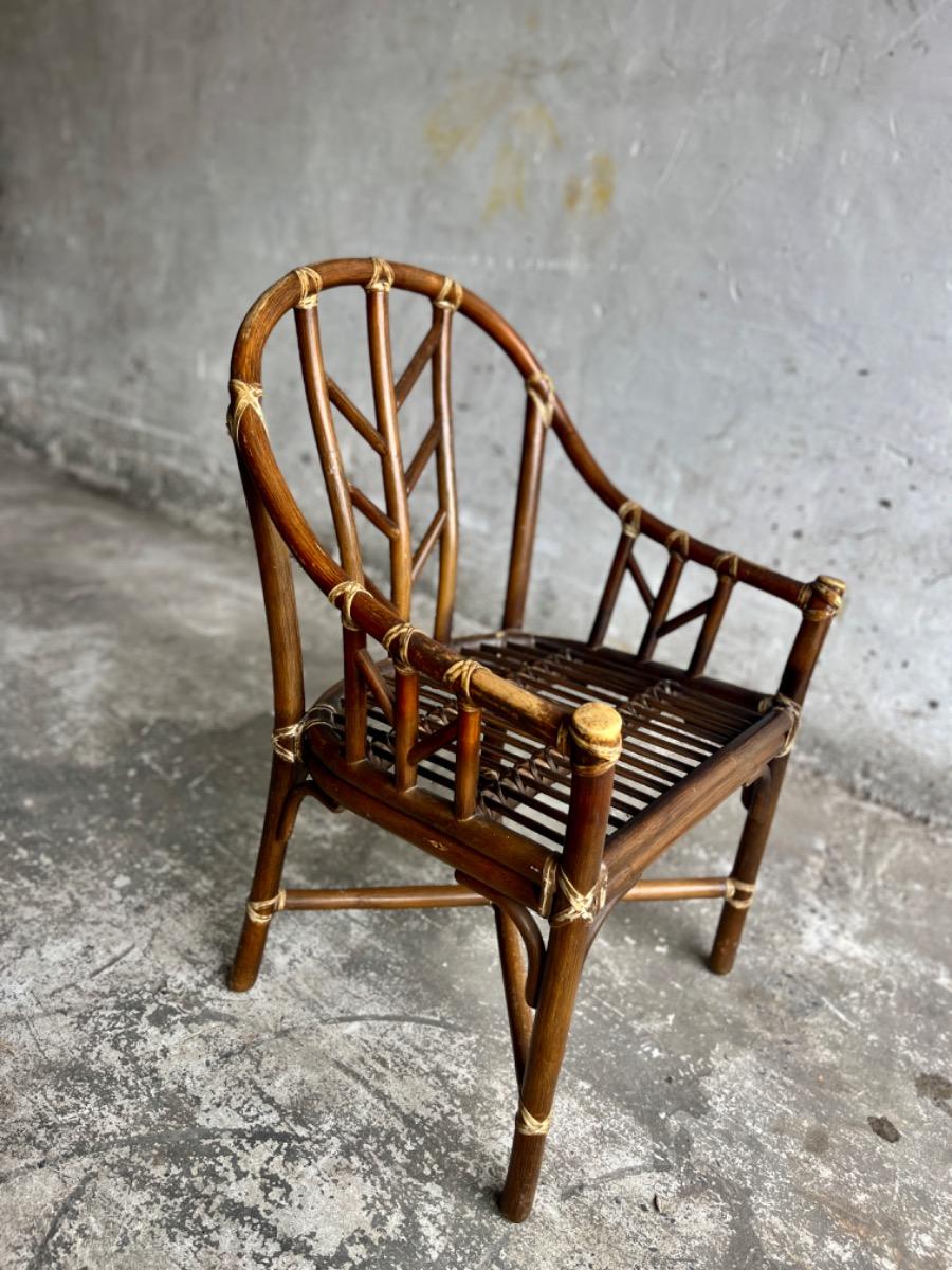 Vintage Rattan Armchairs(6pcs) from McGurie, 1970s