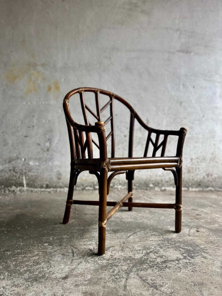 Vintage Rattan Armchairs(6pcs) from McGurie, 1970s