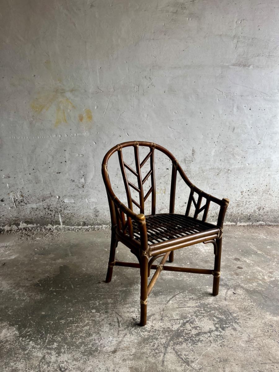 Vintage Rattan Armchairs(6pcs) from McGurie, 1970s